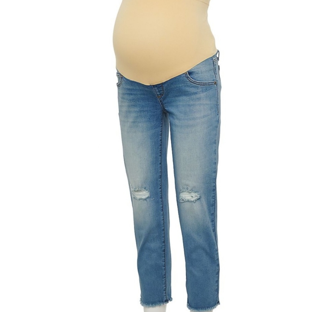 A:Glow Crop Maternity Capri